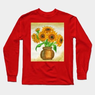 Bouquet of sunflowers Long Sleeve T-Shirt